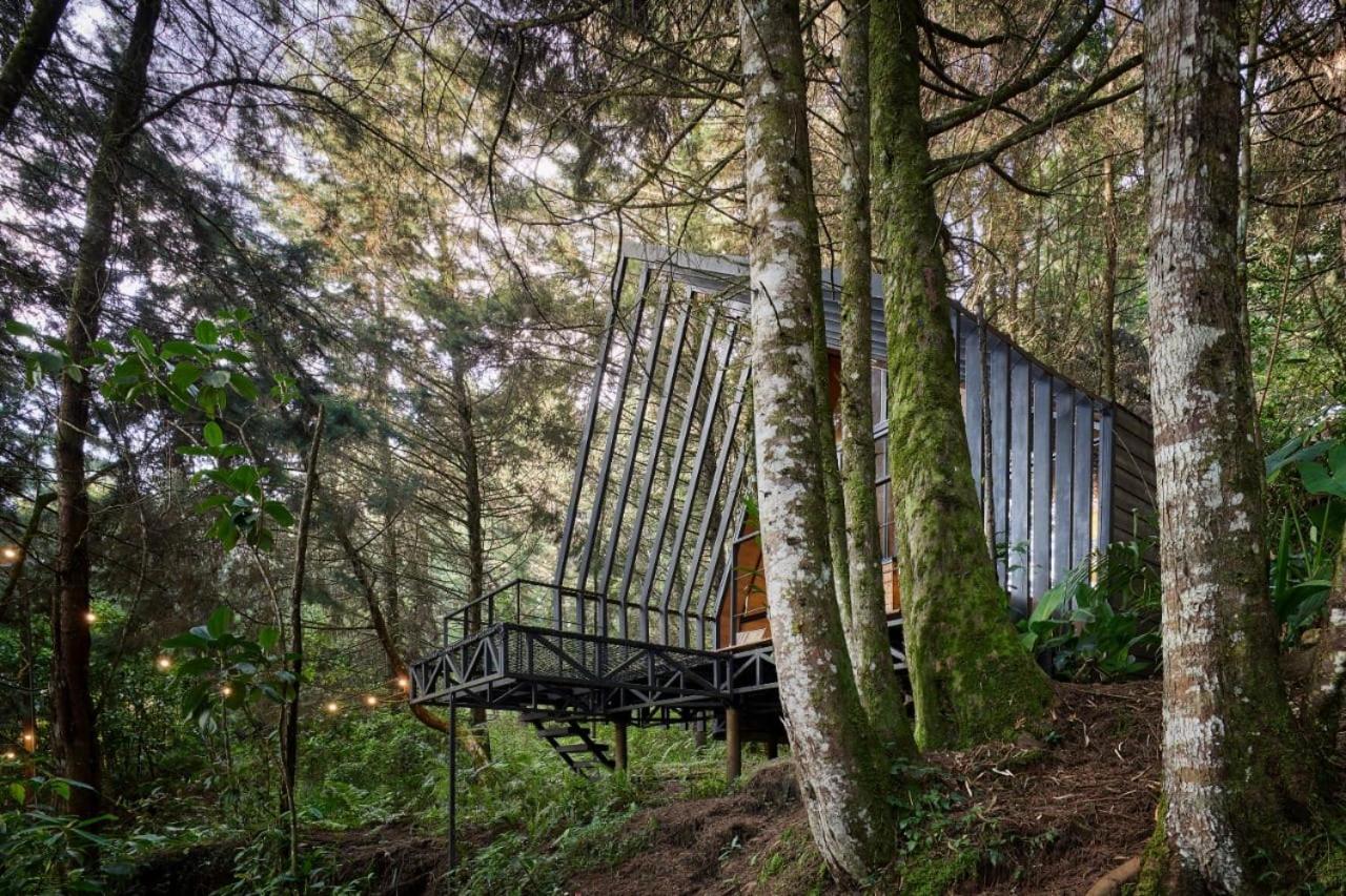 Отель Oculto Refugio De Bosque Энвигадо Экстерьер фото